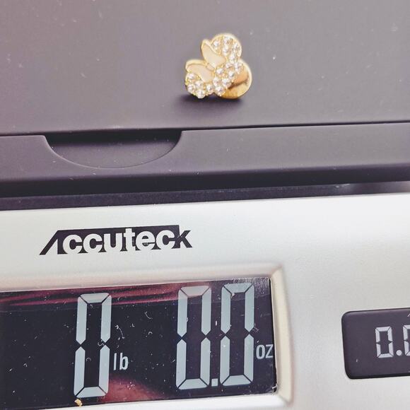 Disney x BaubleBar Minnie Mouse Gold Tone Stud Earrings - Picture 10 of 10